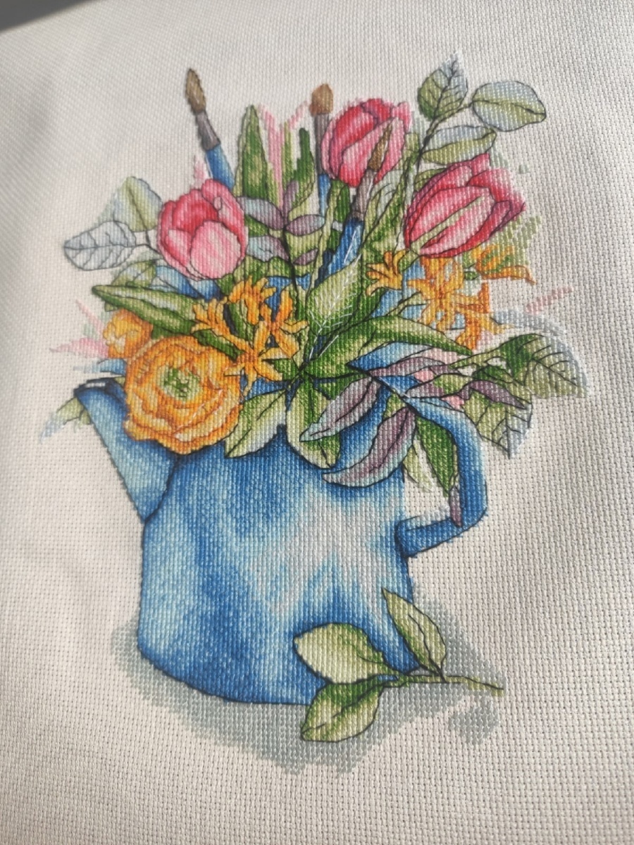 Bouquet of Spring Cross Stitch Pattern фото 2