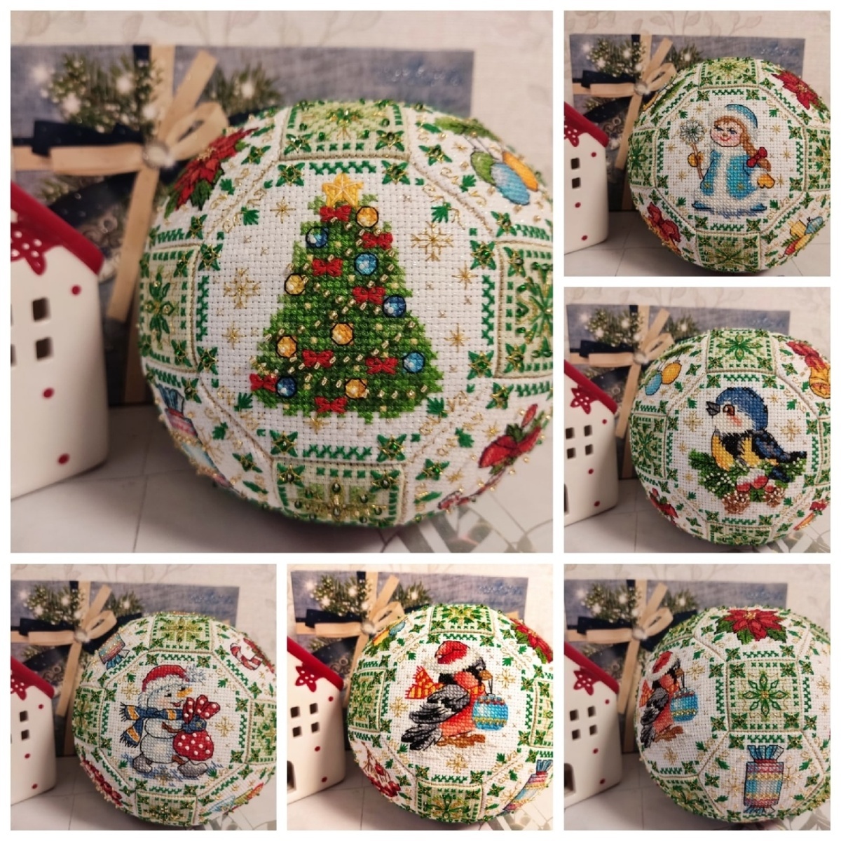 A Christmas Ball Cross Stitch Pattern фото 3