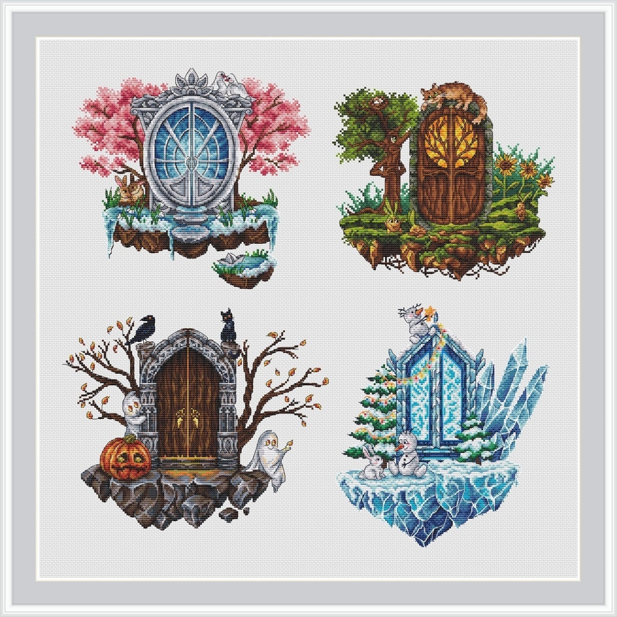 Portals - Seasons Cross Stitch Pattern фото 2