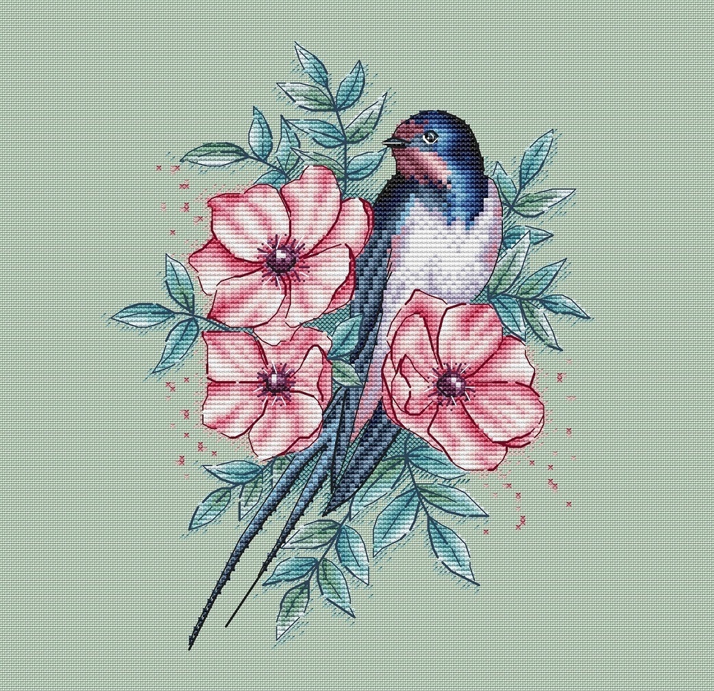 A Harbinger of Spring Cross Stitch Pattern фото 2