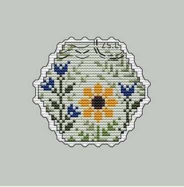 Wildflowers. Stamp Cross Stitch Pattern фото 1
