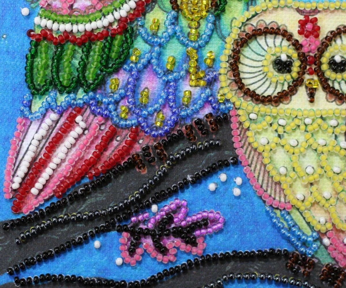 Night Couple Bead Embroidery Kit фото 8