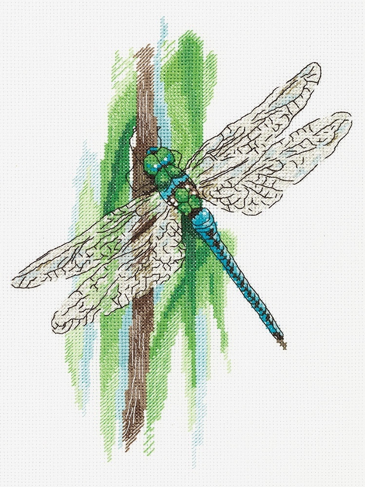 The Moments of Summer. Dragonfly Cross Stitch Kit фото 1