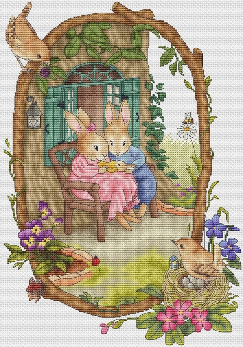 A Fairytale Family Cross Stitch Pattern фото 1