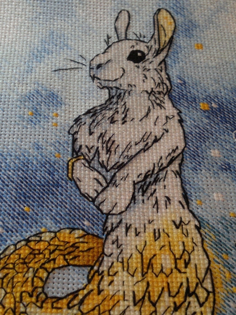 Hare Mermaid Cross Stitch Pattern фото 3