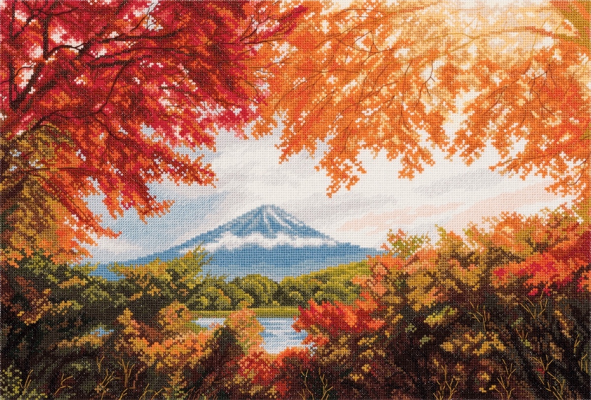 Japan. Mount Fuji Cross Stitch Kit фото 1