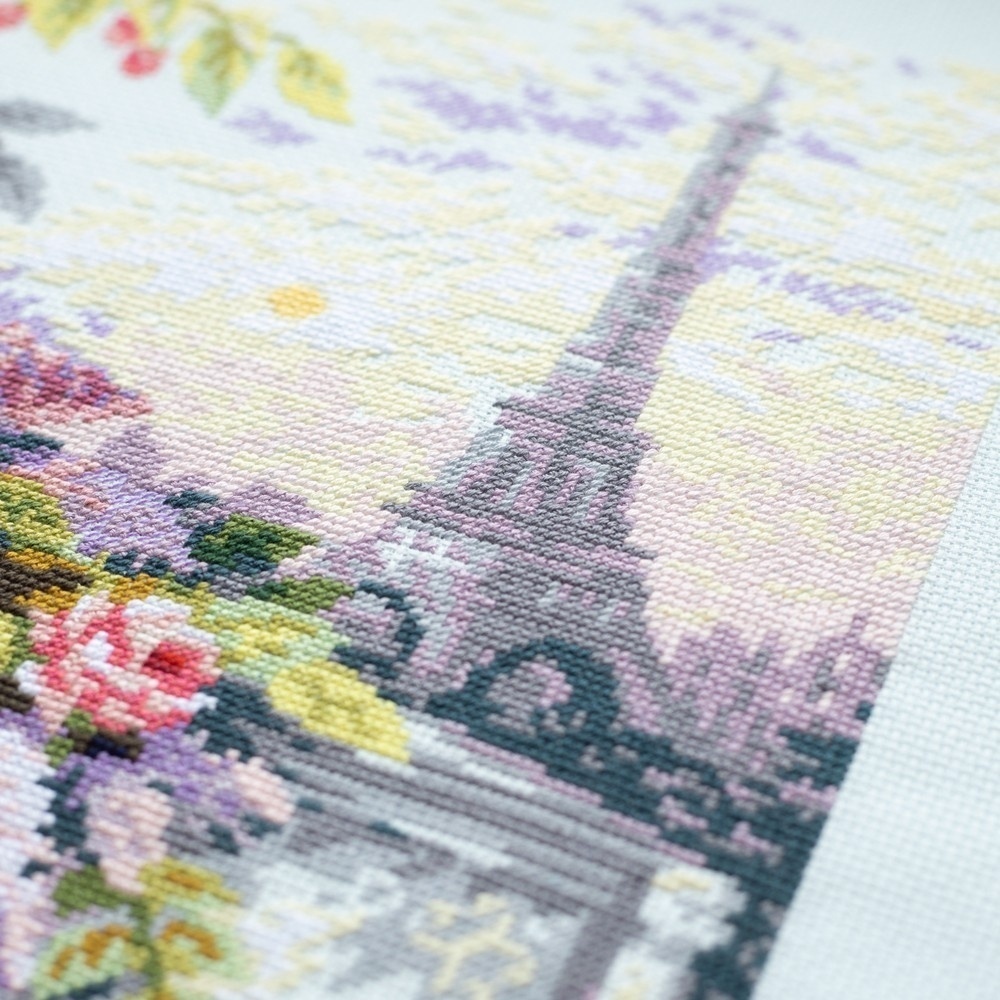 Melody of Paris Premium Cross Stitch Kit фото 6