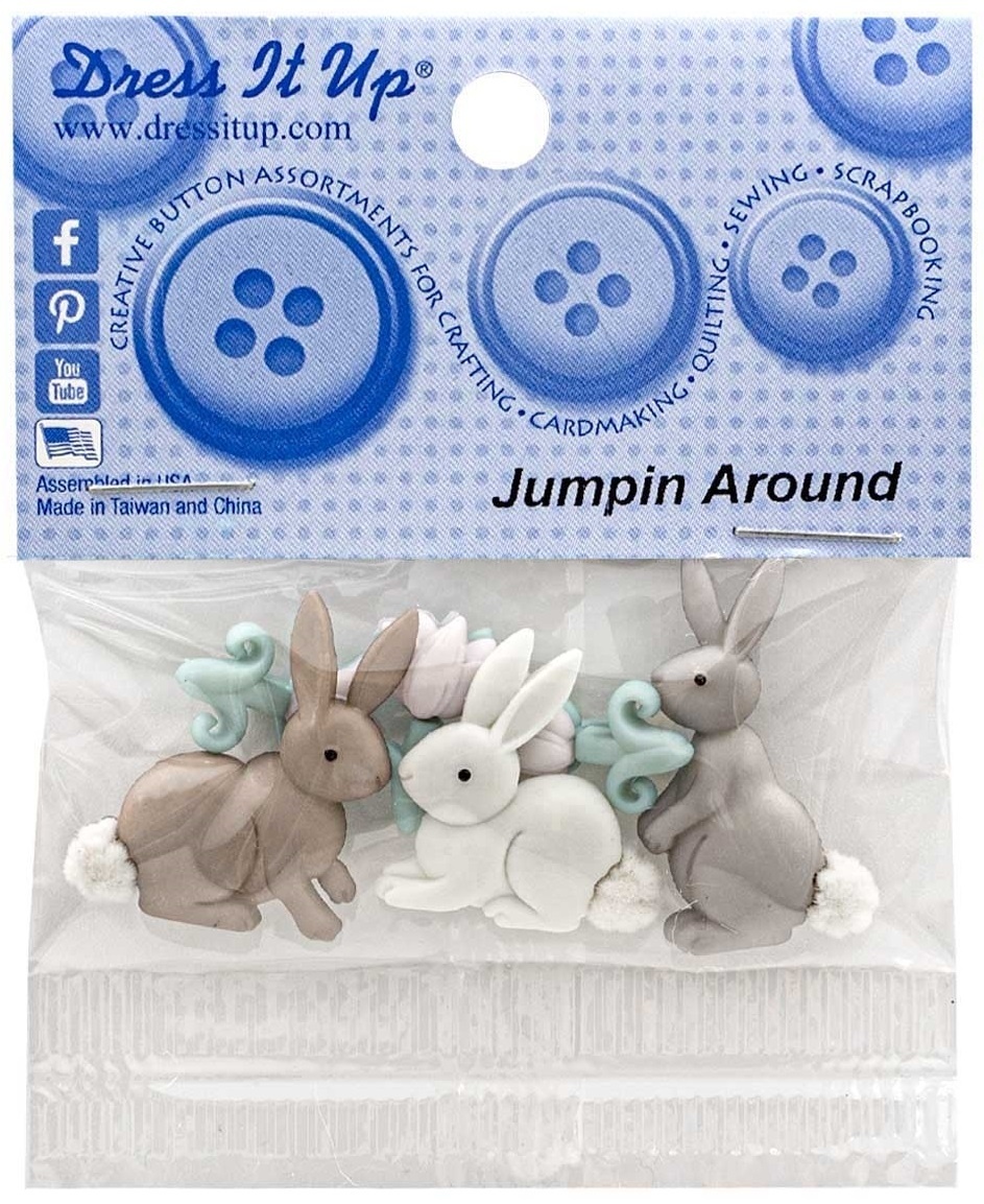 Jumpin Around Set of Decorative Buttons фото 2