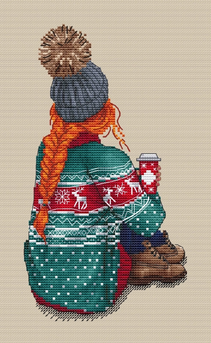 Winter Comfort Cross Stitch Pattern фото 1