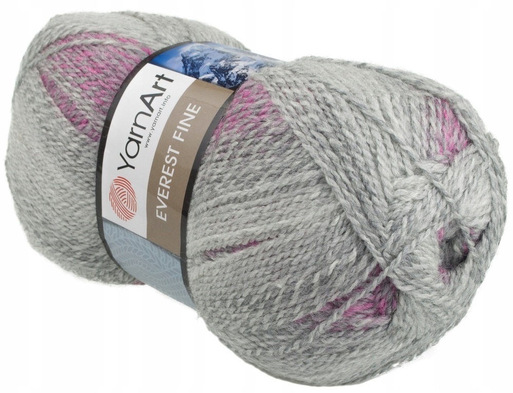 YarnArt Everest Fine 30% wool, 70% acrylic, 3 Skein Value Pack, 600g фото 5