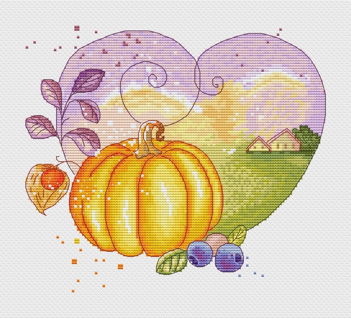 Magic Pumpkin Cross Stitch Pattern фото 3