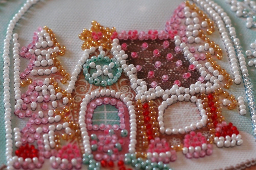 Cheerful House Bead Embroidery Kit фото 4