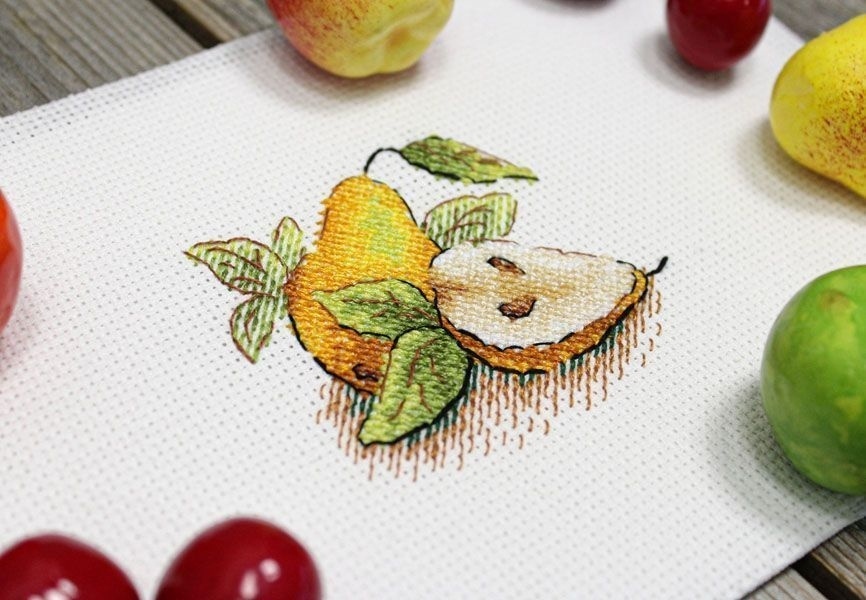 Garden Pear Cross Stitch Kit фото 5