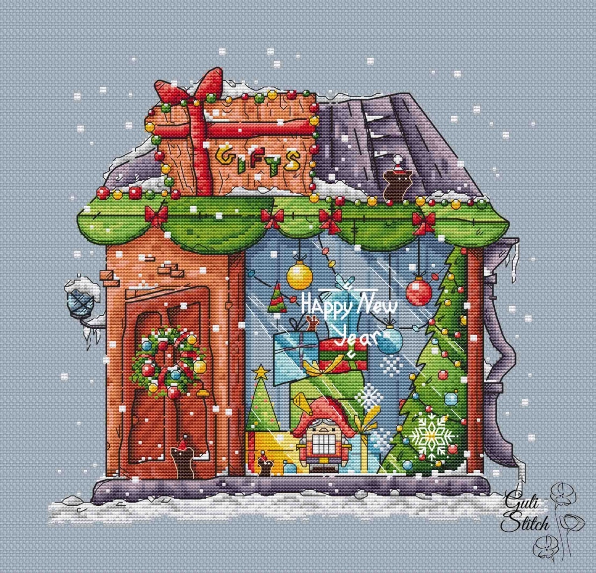 Gift Shop Cross Stitch Pattern фото 6