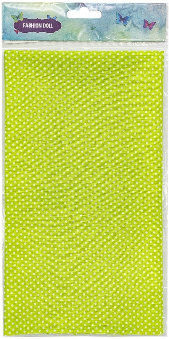 Light Green Small Polka Dots Patchwork Fabric фото 2