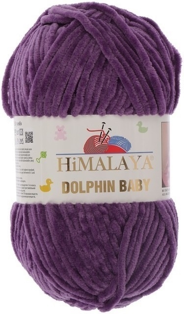 Himalaya Dolphin Baby Chenille Yarn, Purple - 80339