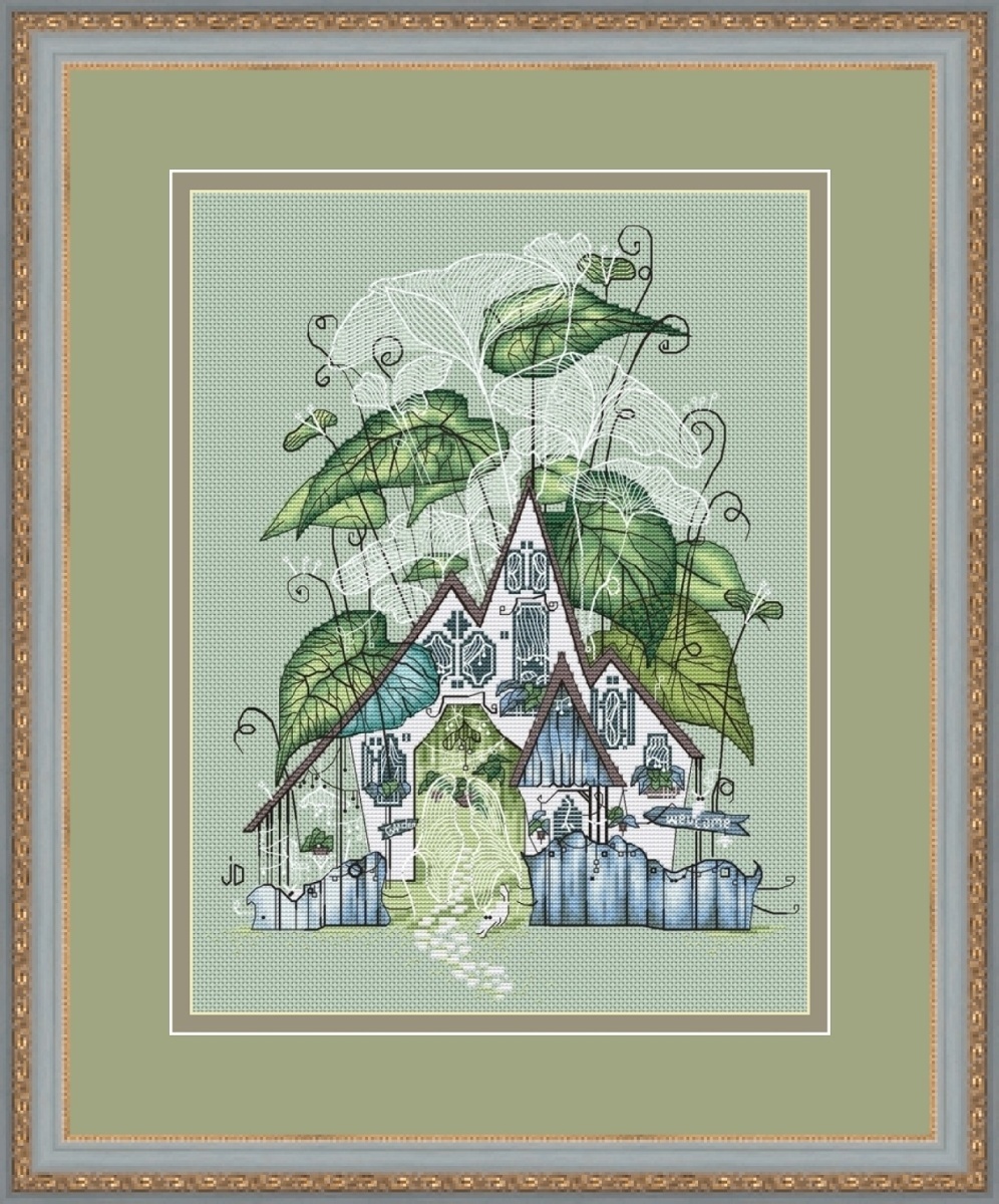 The Botanical House Cross Stitch Pattern фото 1