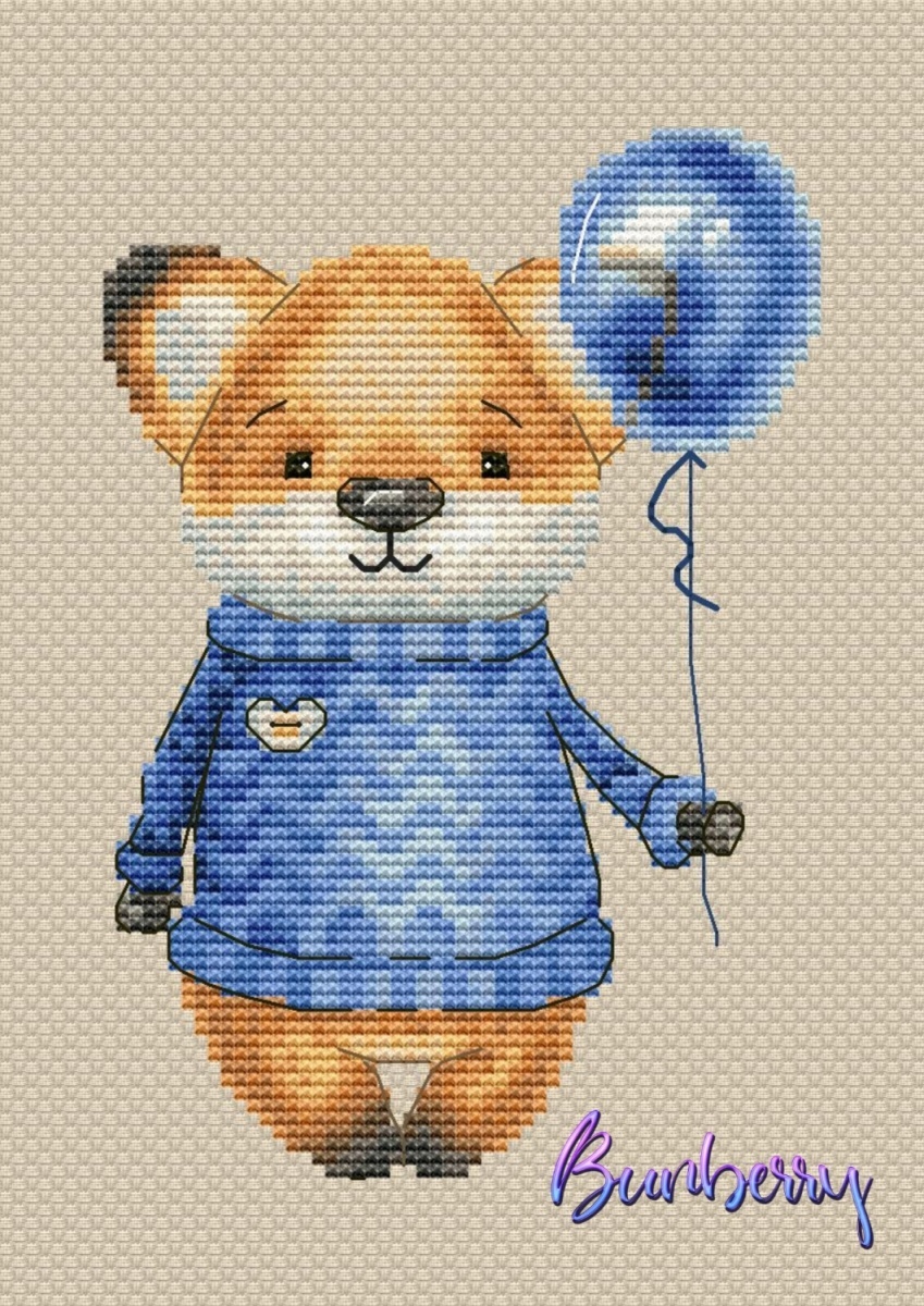 Warm Sweaters. Fox Cross Stitch Patterns фото 1