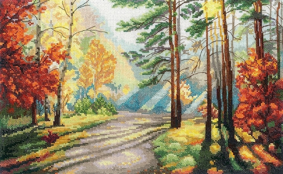 Colors of Forest Cross Stitch Kit фото 1