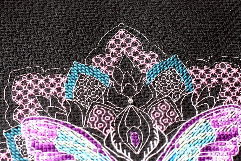 Night Butterfly Cross Stitch Kit фото 2