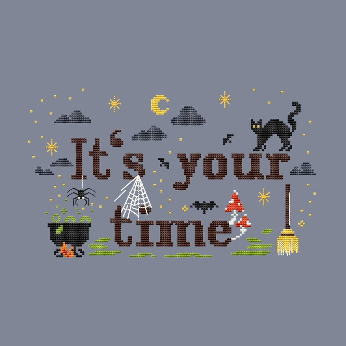 It`s Your Time Cross Stitch Pattern фото 1