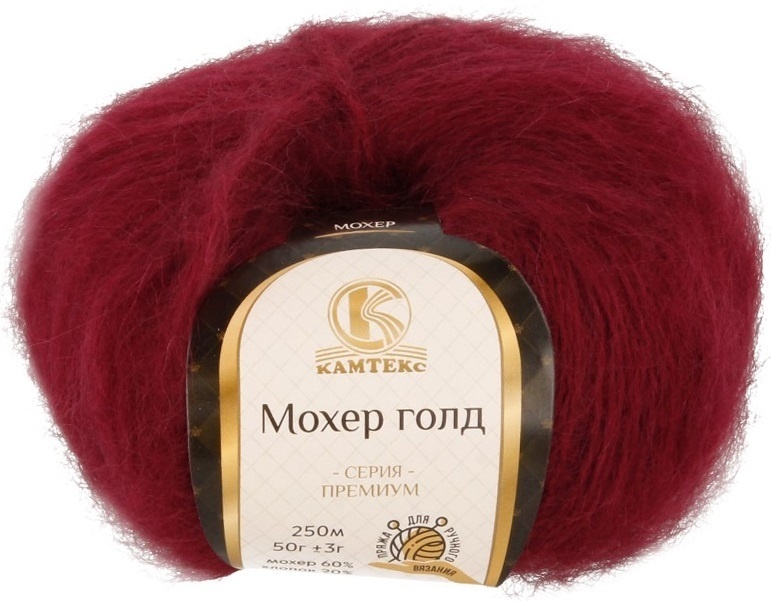 Kamteks Mohair Gold 60% mohair, 20% cotton, 20% acrylic, 10 Skein Value Pack, 500g фото 20