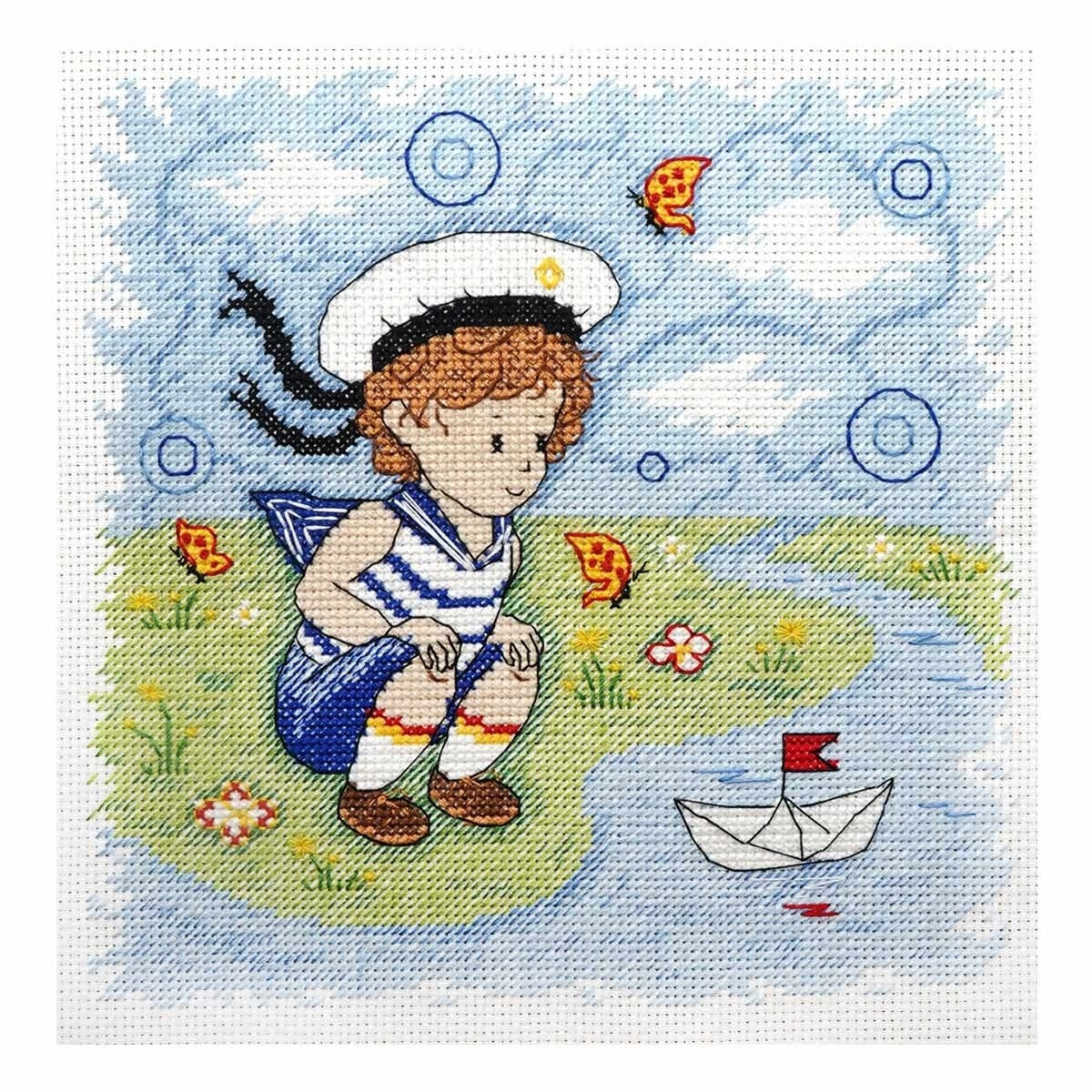 Little Sailor Cross Stitch Kit фото 1