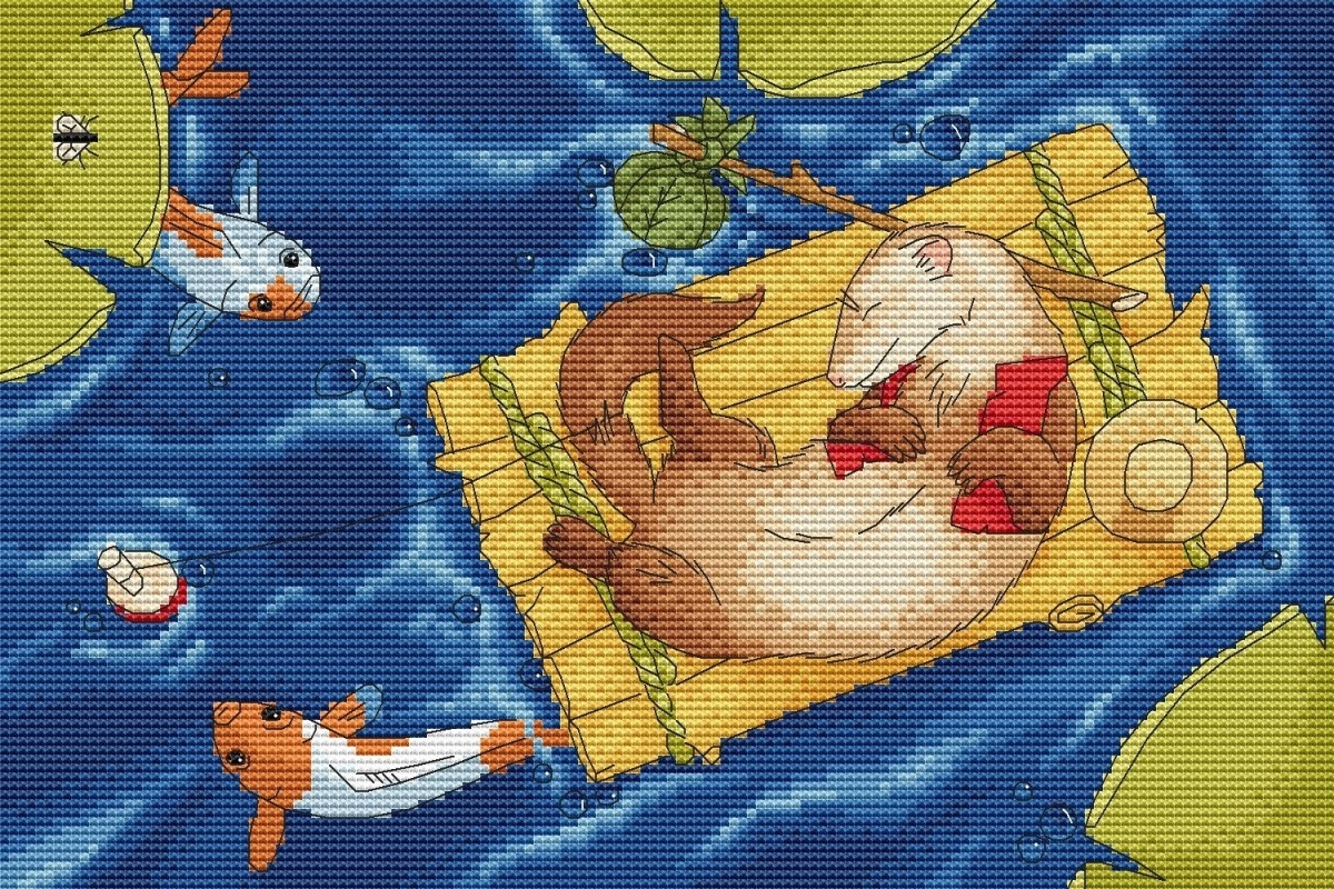 The Ferret's Journey Cross Stitch Pattern фото 1