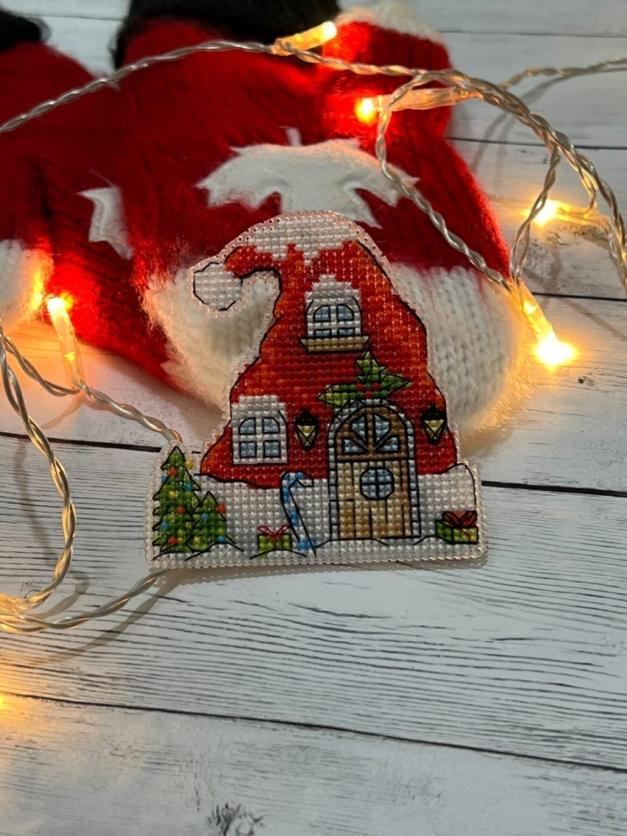 Christmas Hat Cross Stitch Pattern фото 4
