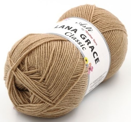 Troitsk Wool Lana Grace Classic, 25% Merino wool, 75% Super soft acrylic 5 Skein Value Pack, 500g фото 9