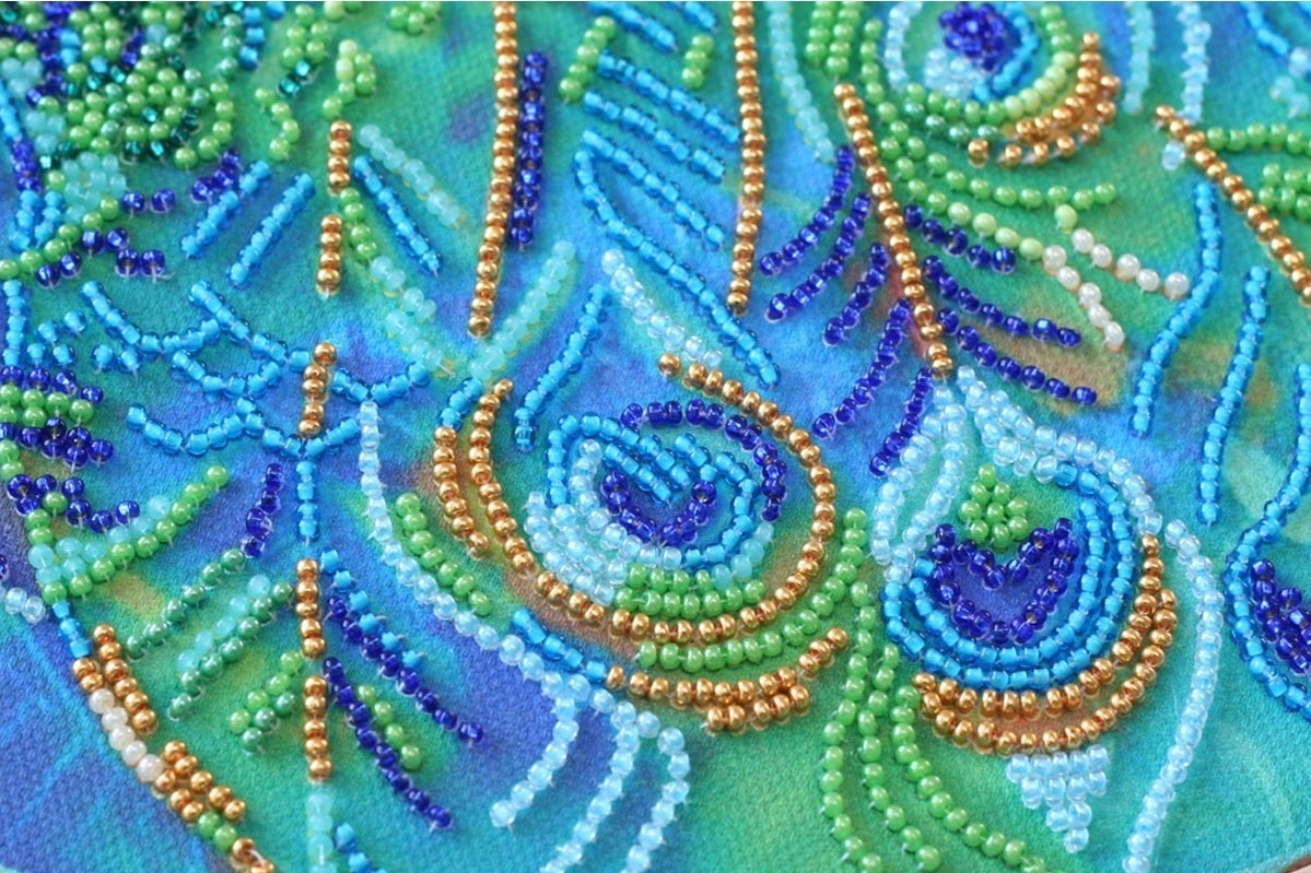 Royal Peacock Bead Embroidery Kit фото 4
