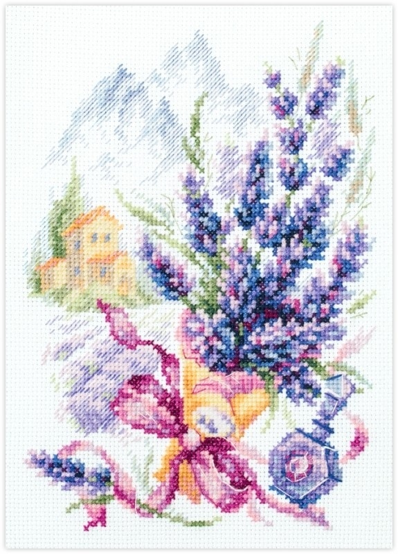 Mountain Lavender Cross Stitch Kit фото 1