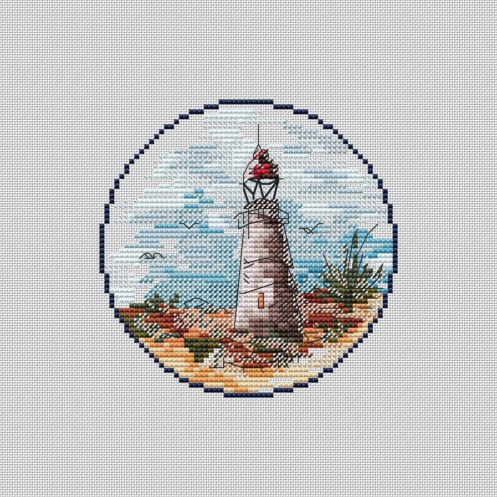 Small Lighthouse 4 Cross Stitch Pattern фото 2