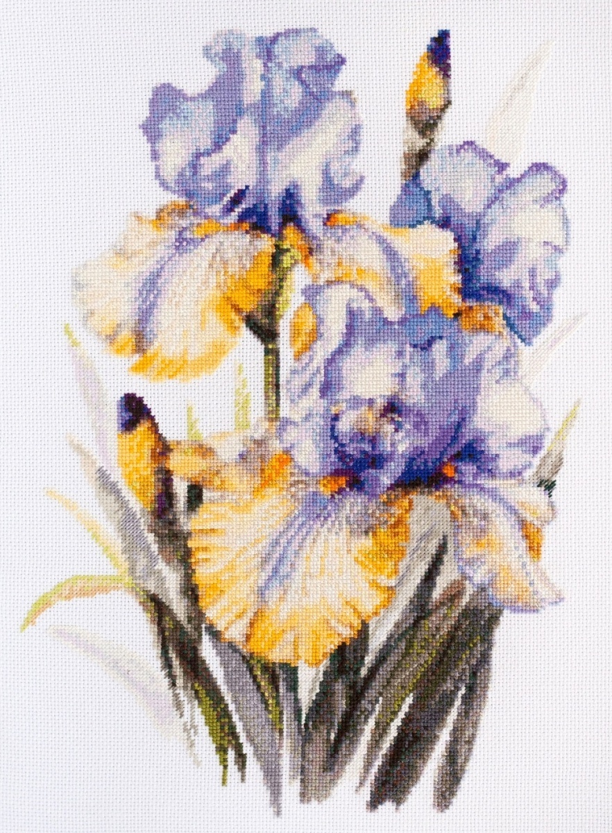 Tender Irises Cross Stitch Kit фото 1