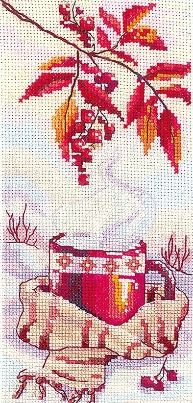 Hot Tea Cross Stitch Kit фото 1