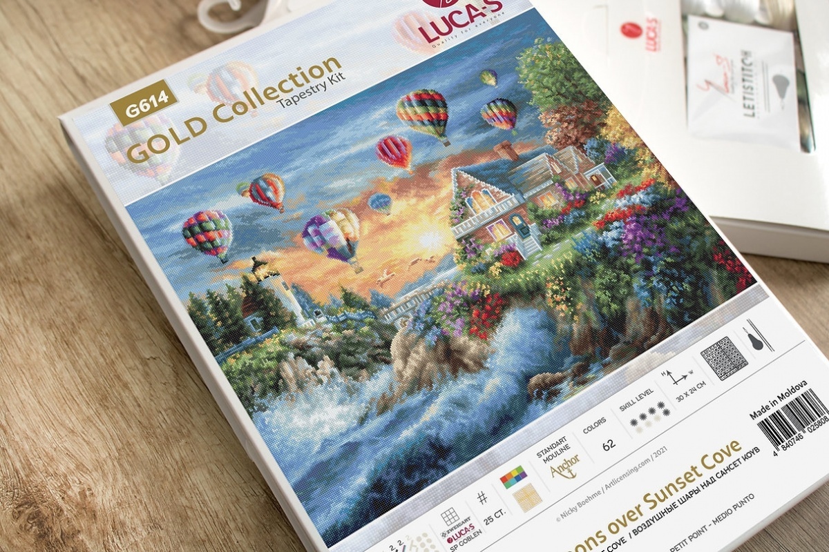 Balloons over Sunset Cove Cross Stitch Kit фото 2