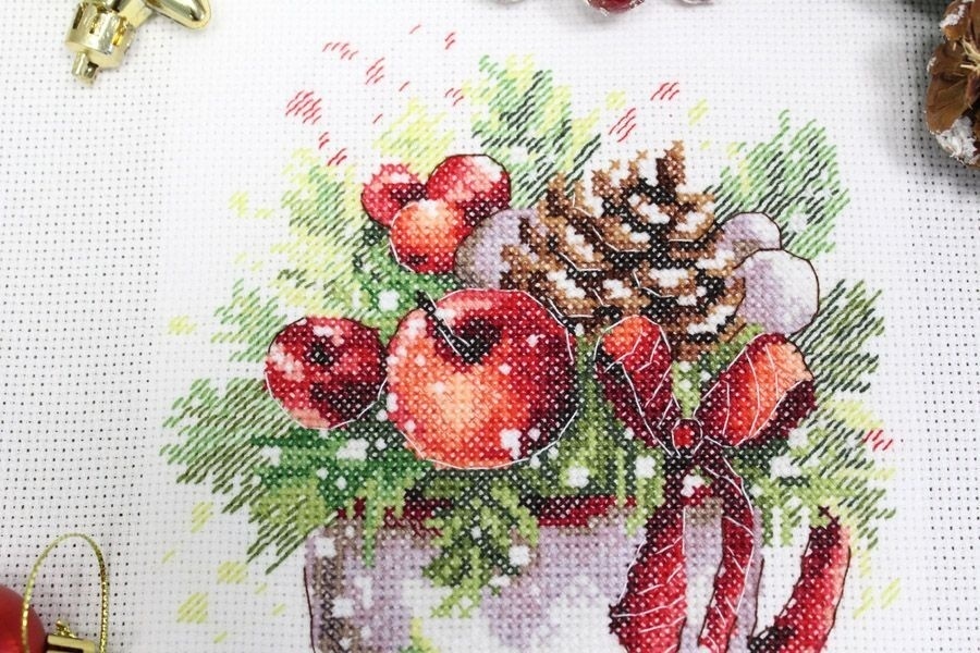New Year's Composition Cross Stitch Kit фото 4