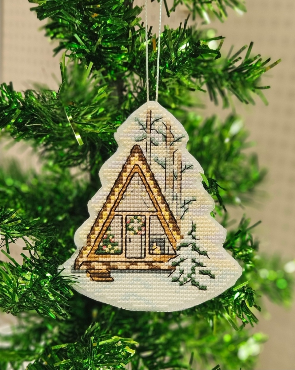 A New Year's House Cross Stitch Pattern фото 2
