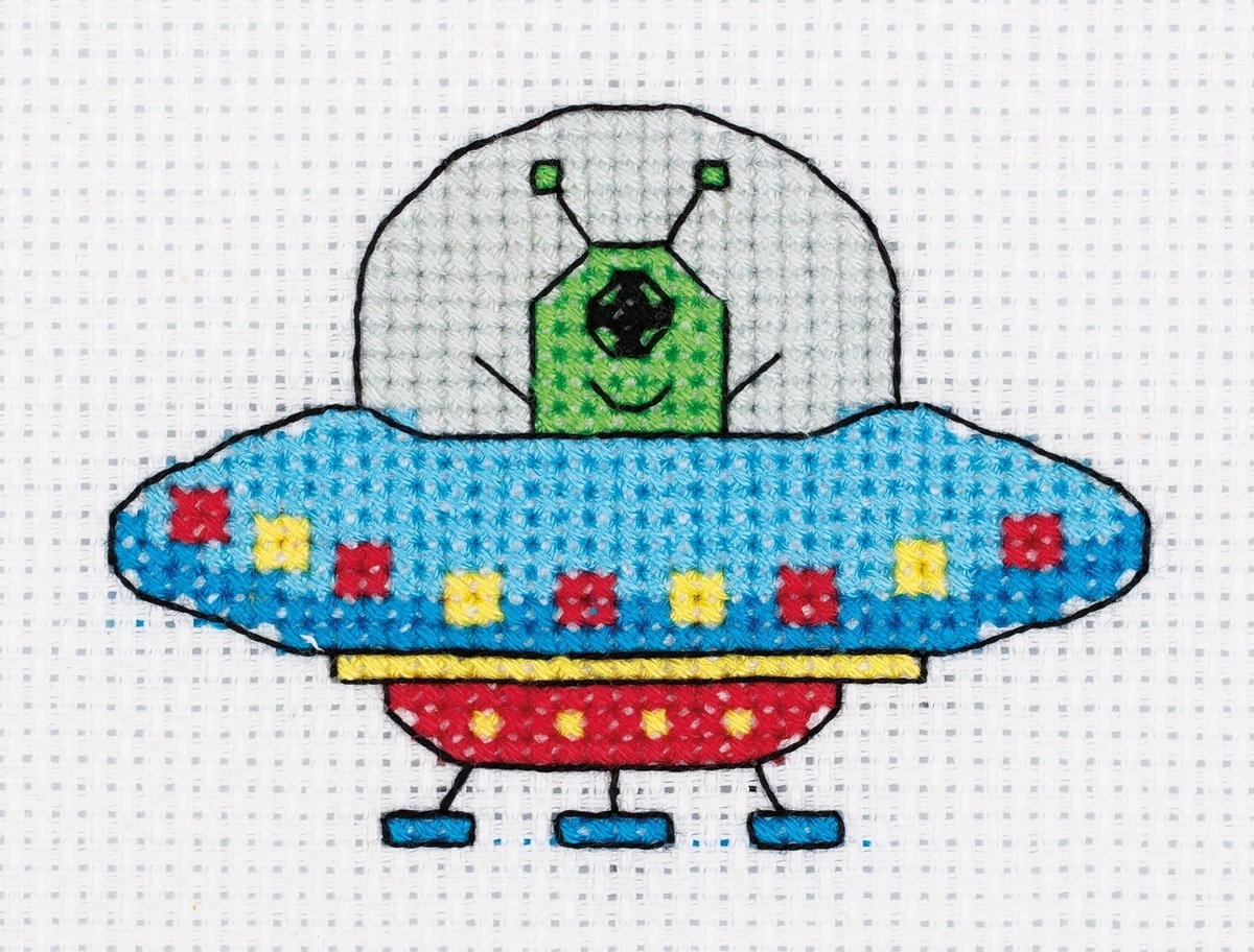 UFO Cross Stitch Kit фото 1