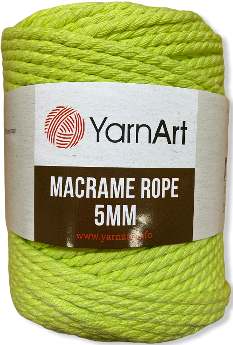 YarnArt Macrame Rope 5mm 60% cotton, 40% viscose and polyester, 2 Skein Value Pack, 1000g фото 6