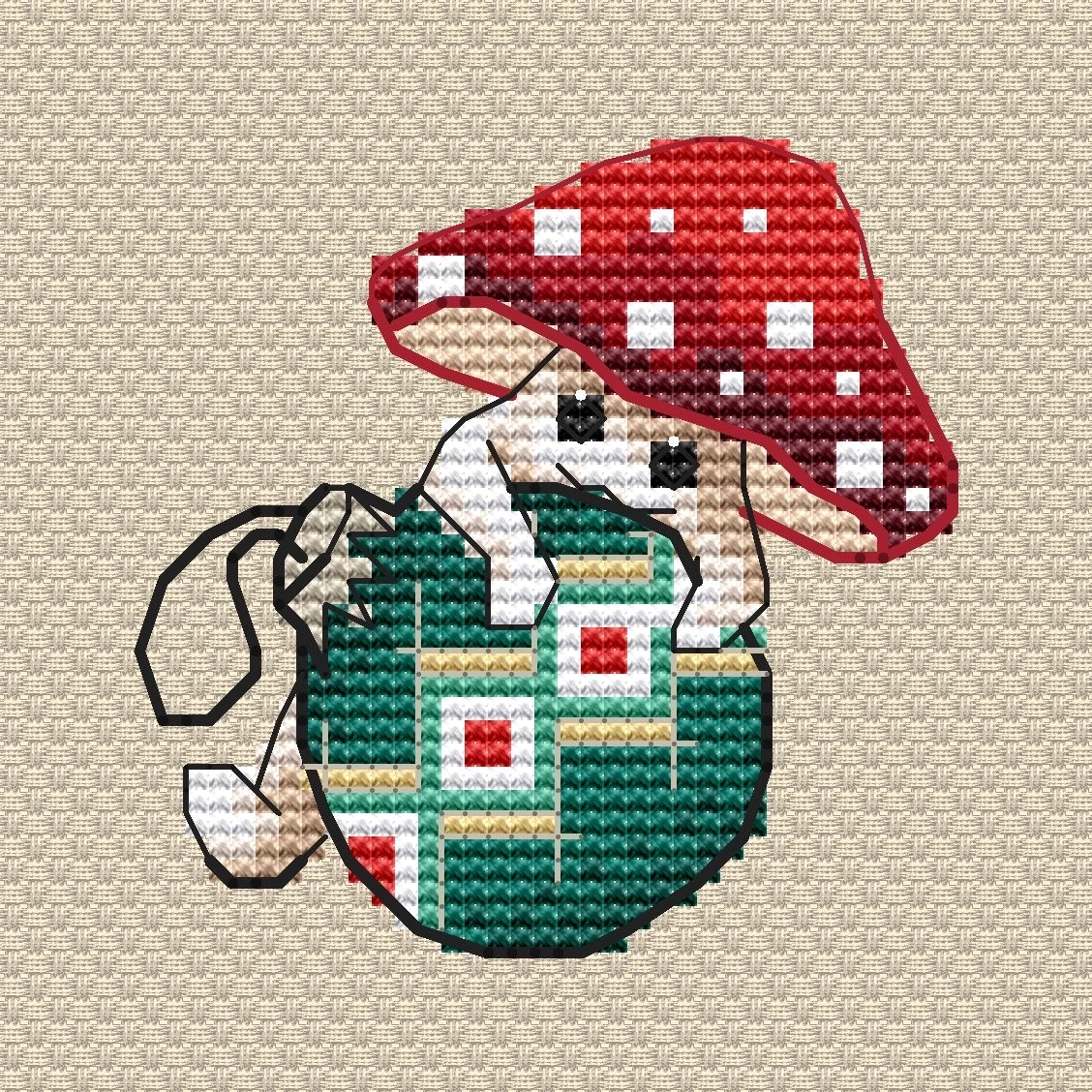 Agaric Stories. Christmas Time Cross Stitch Pattern фото 1