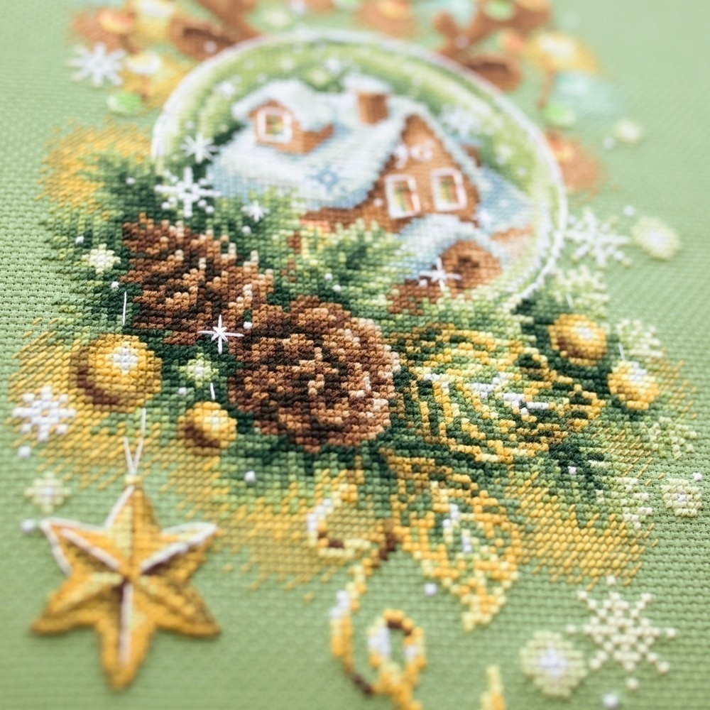 Light Christmas Cross Stitch Kit фото 4