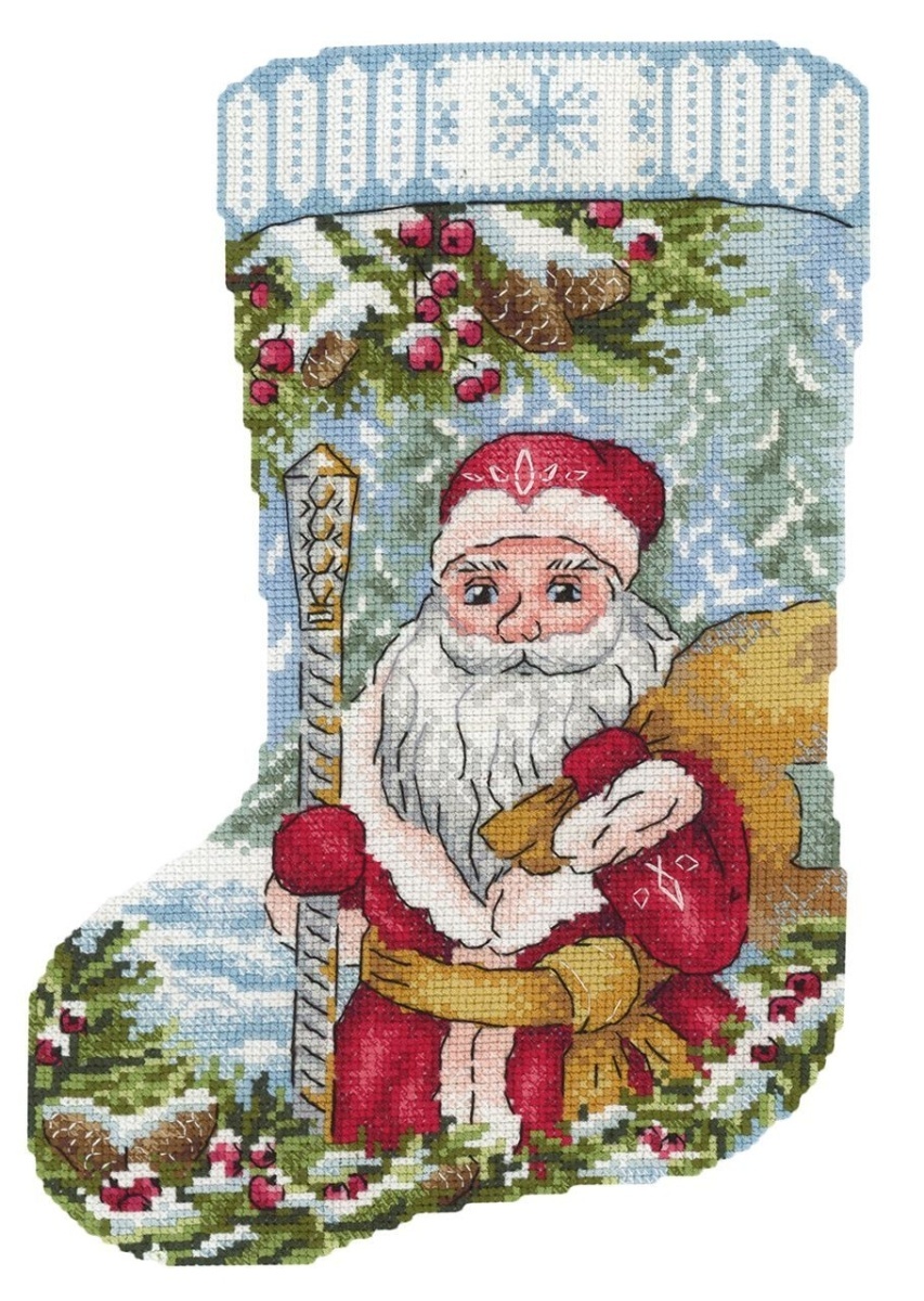 A Step from the Fairy Tale Stocking Cross Stitch Kit фото 1