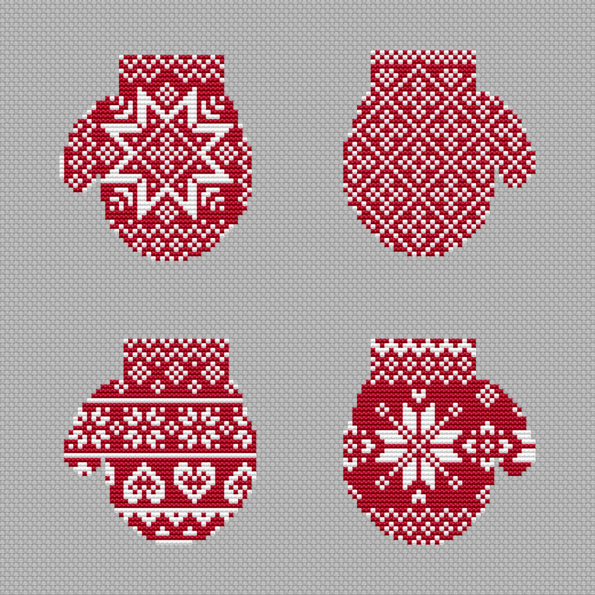 Norwegian Patterns Cross Stitch Pattern фото 1