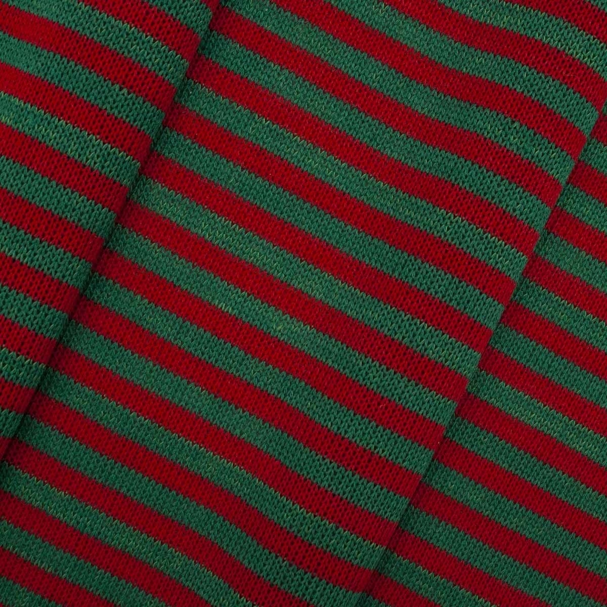 Red/Green Striped Tricotage фото 1