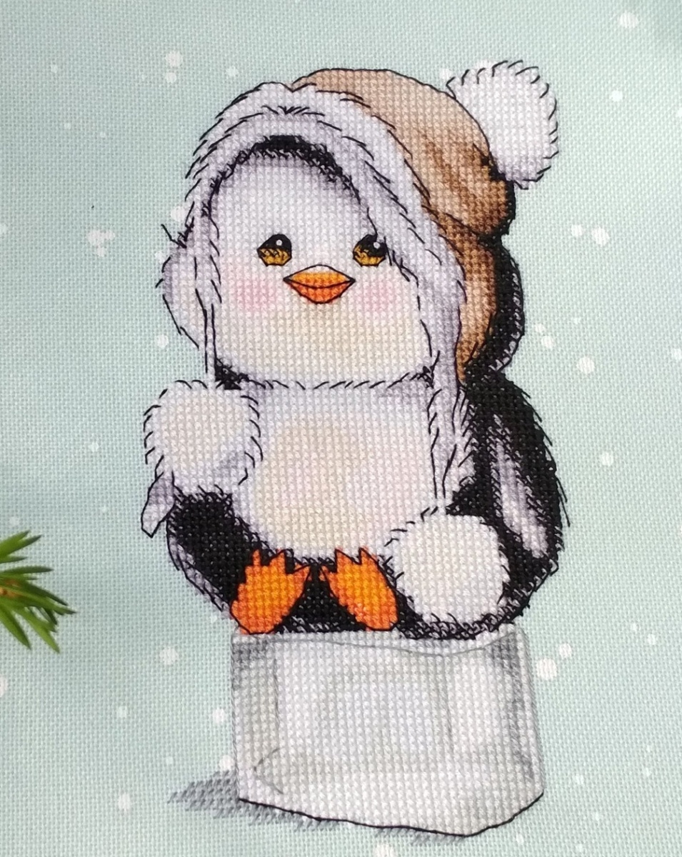 Penguin on Ice Cross Stitch Pattern фото 7