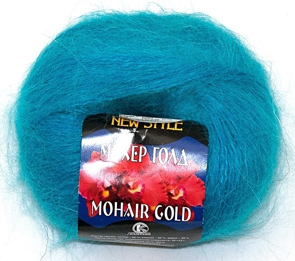Kamteks Mohair Gold 60% mohair, 20% cotton, 20% acrylic, 10 Skein Value Pack, 500g фото 9