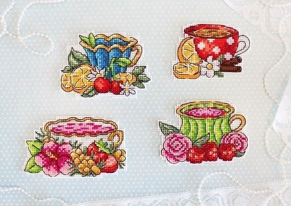 Magnets.Tea Fantasy Cross Stitch Kit фото 2
