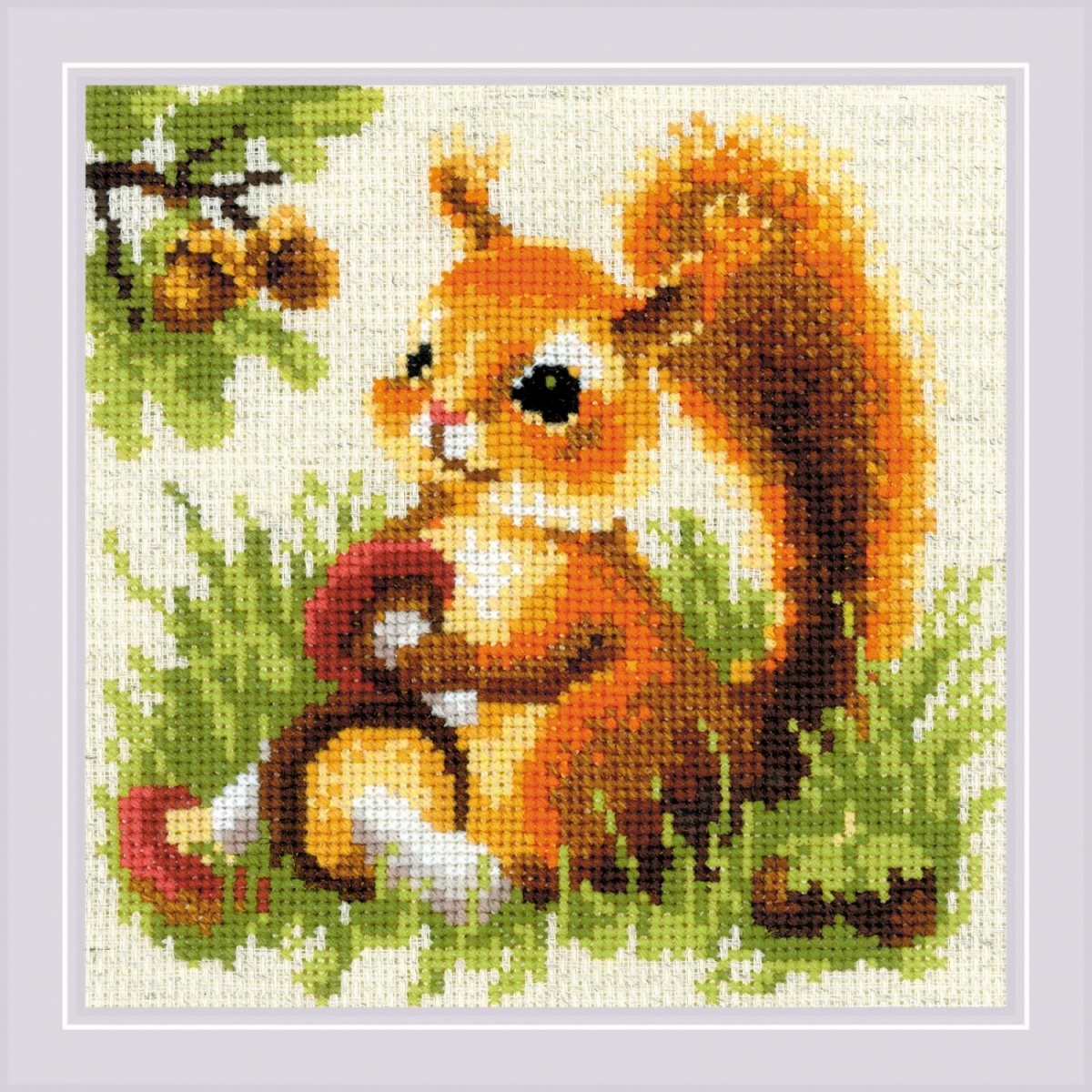 Squirrel Cross Stitch Kit фото 1