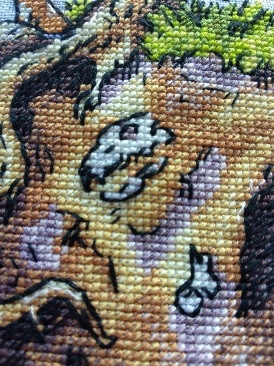 Flying Island Cross Stitch Pattern фото 3